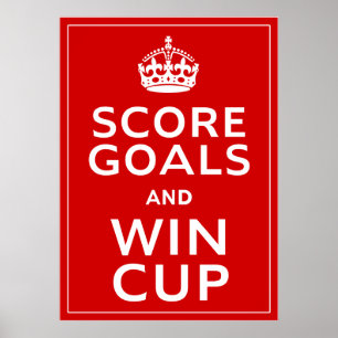 Poster Marc objetivos e ganhe o ~ Inglaterra Footie do