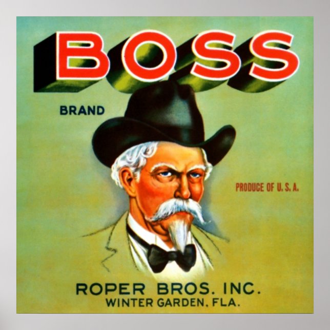 Póster Marca do chefe (Frente)