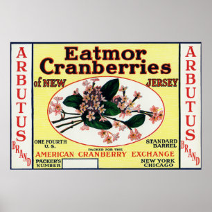 Poster Marca dos arandos de Eatmor do Arbutus