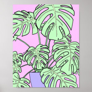 Poster Marcador de planta de queijo, amante de plantas