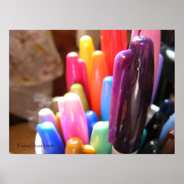 Póster Marcadores à luz do sol (Frente)