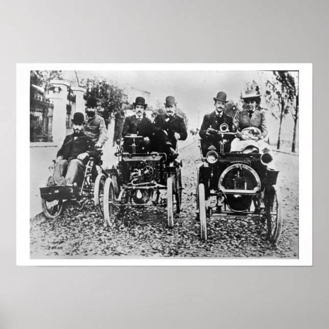 Póster Marcel (d.1903) e Louis (1877-1944) Renault driv (Frente)