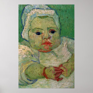 Poster Marcelle Roulin bebê por Vincent van Gogh
