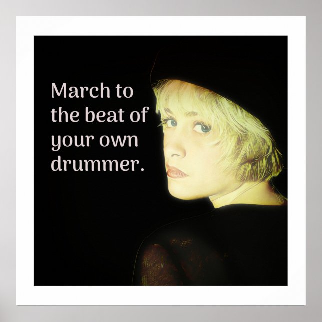 Poster Marcha até o Beat do próprio Drummer (Frente)