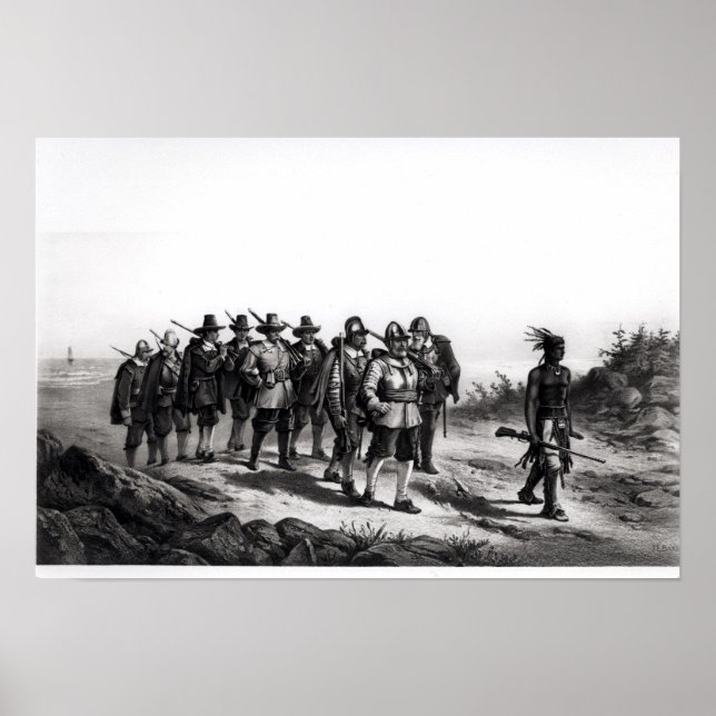 Póster Marcha de Miles Standish (Frente)