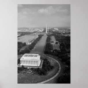 Poster Marcha dos Direitos Civis em Washington - 1963