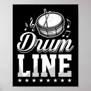 Poster Marching Banda Drumline Corps Mãe