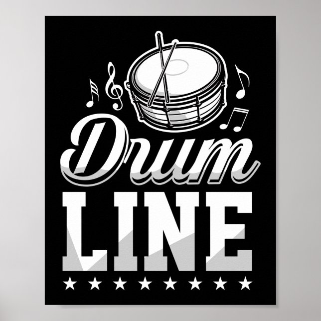 Poster Marching Banda Drumline Corps Mãe (Frente)