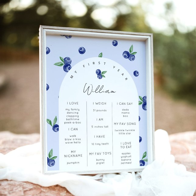 Poster Marco da festa de aniversário do primeiro garoto B (Criador carregado)