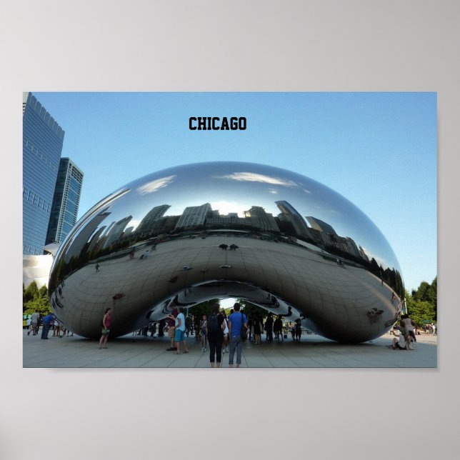 Poster Marco de Chicago Bean (Frente)