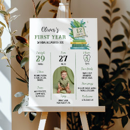 Poster Marco de Foto do Primeiro Ano do Storybook