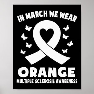 Poster Março Vestimos Laranja Mna Sensibilização Coração