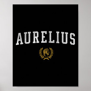 Poster Marcus Aurelius - Meditação Fã Esporte Olha Shir