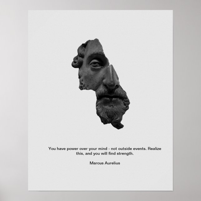 Poster Marcus Aurelius T Shirt (Frente)