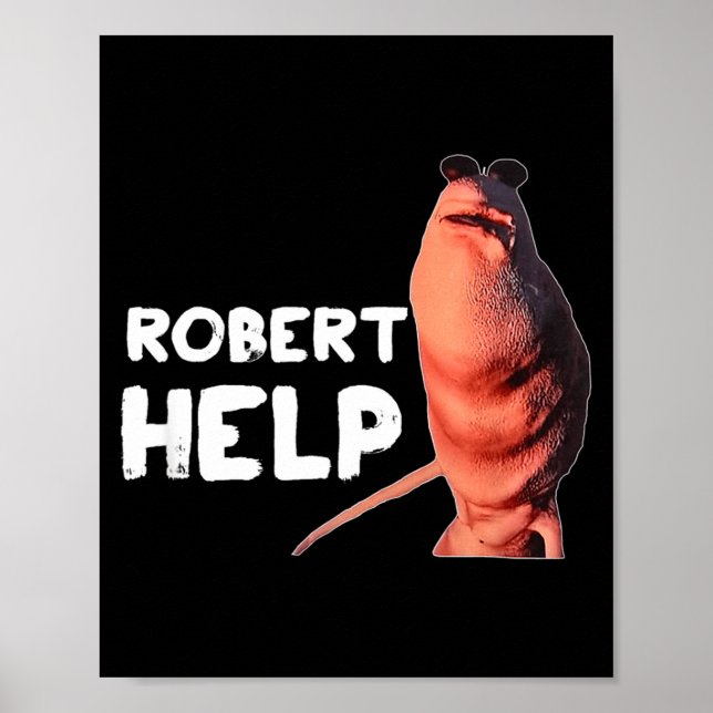 Poster Marcus The Worm Meme Funny Graphics Vrchat Robert  (Frente)