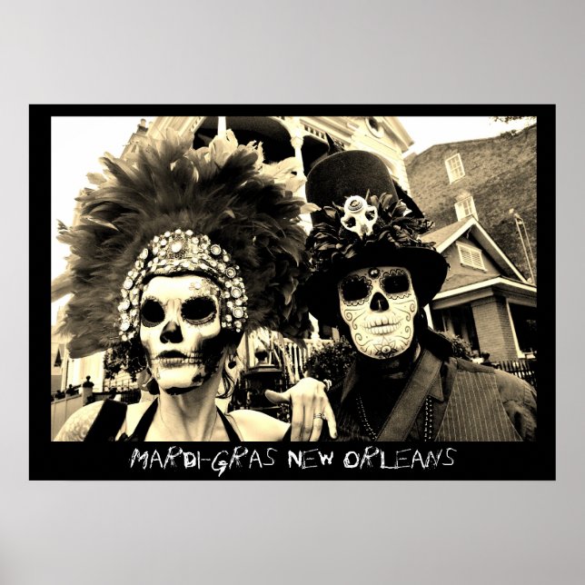 Póster Mardi-Gras (Frente)