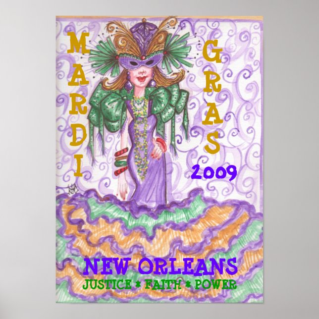 Poster Mardi Gras 2009 (Frente)