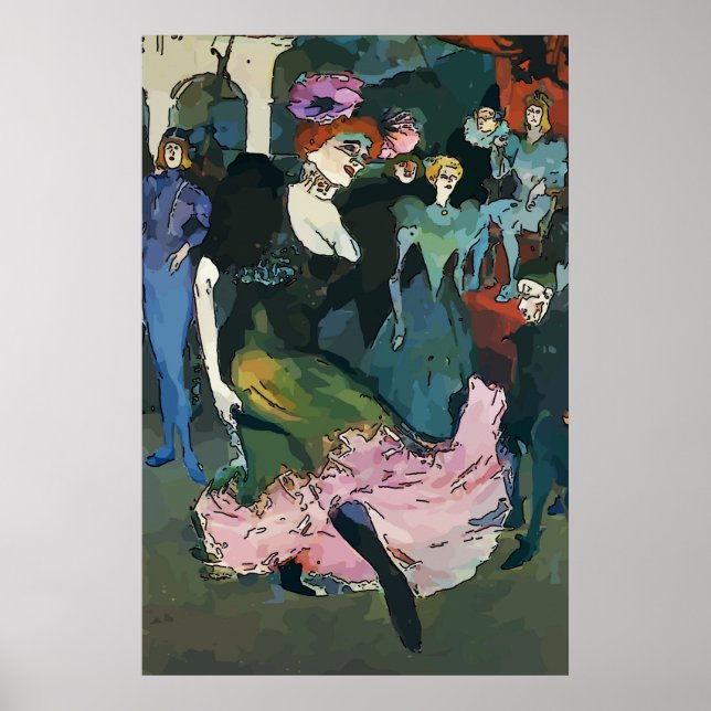 Póster Mardi Gras Ball Dancer (Frente)