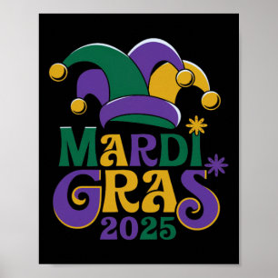 Poster Mardi Gras Bonita Diversão 2025