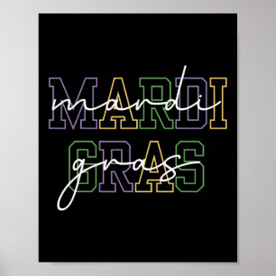 Poster Mardi Gras Carnaval Nova Orleans Para Mulheres
