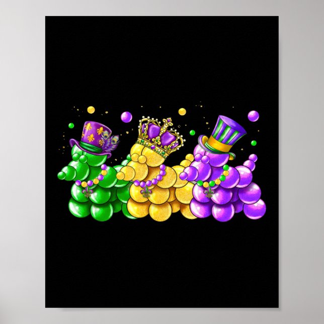 Poster Mardi Gras Dogs - Mulheres do Carnaval (Frente)