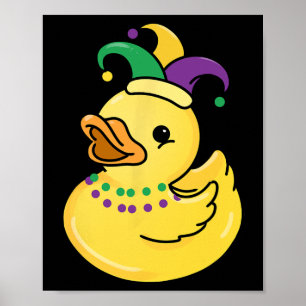 Poster Mardi Gras Duck