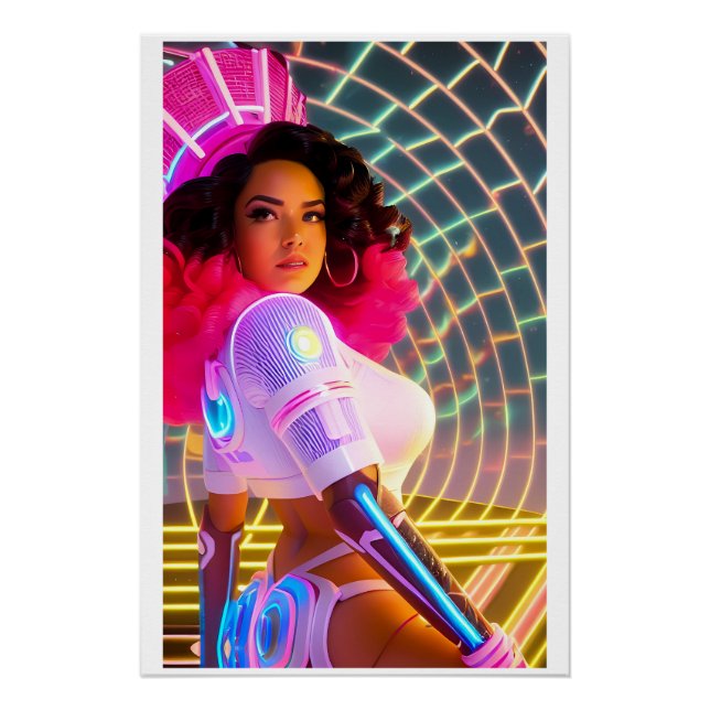 Póster Mardi Gras Galaxy Queen (Frente)