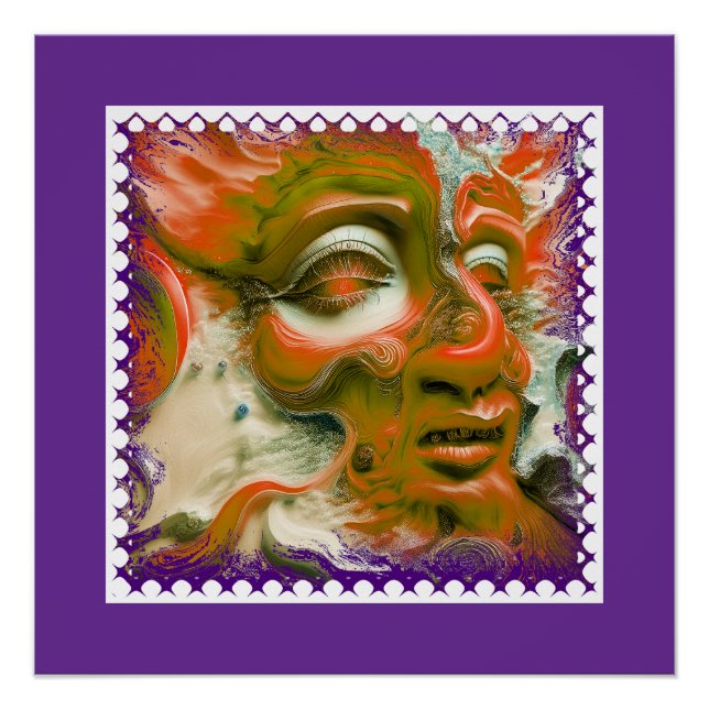 Póster Mardi Gras Mask (Frente)