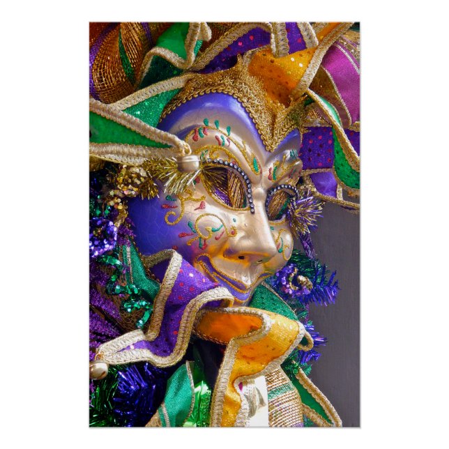 Póster Mardi Gras Mask (Frente)