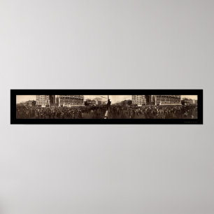 Póster Mardi Gras New Orleans Foto 1910