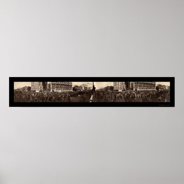 Póster Mardi Gras New Orleans Foto 1910 (Frente)