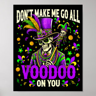 Poster Mardi Gras Priest Top Hat New Orleans Witch Doctor