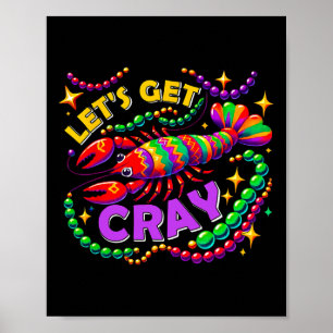 Poster Mardi Gras vai buscar a parada de carnaval de peix