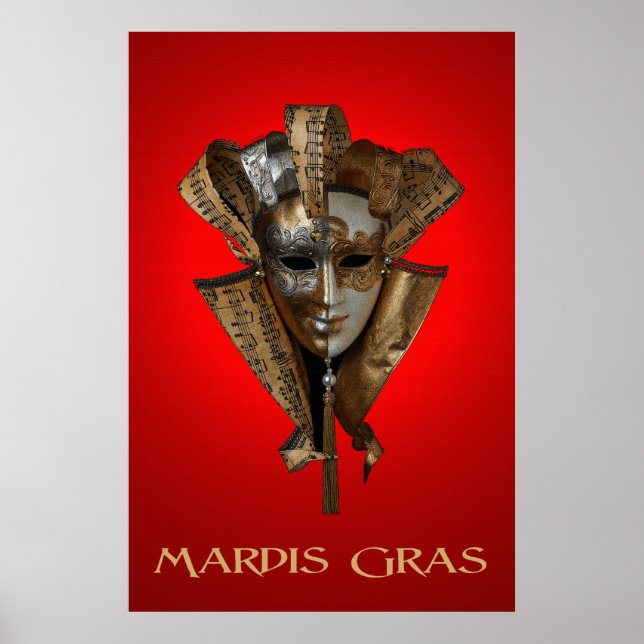 Poster Mardis Gras 36 x 24 (Frente)