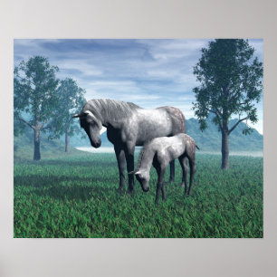 Póster Mare e Foal