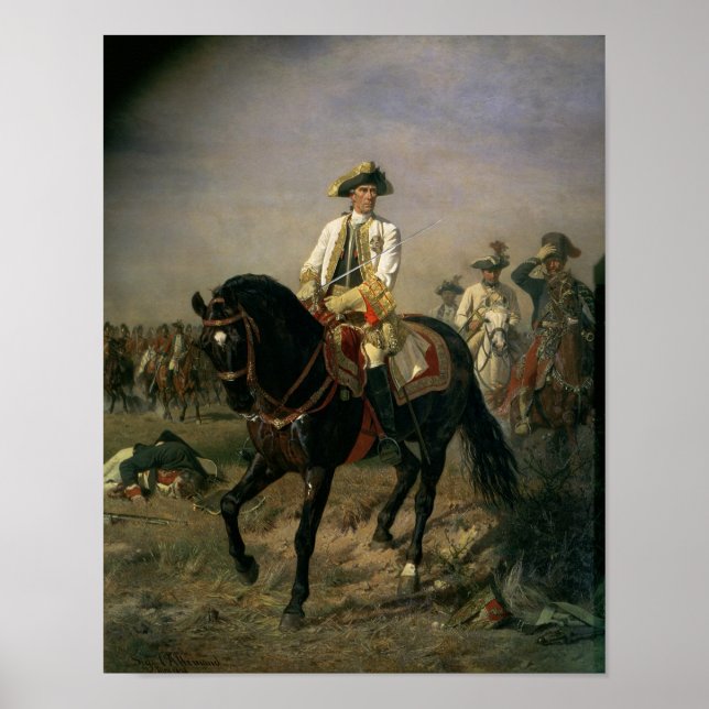 Póster Marechal de Campo Baron Ernst von Laudon (Frente)