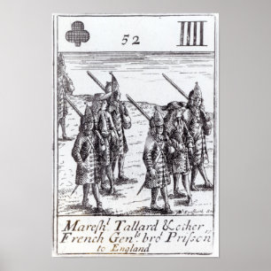 Poster Marechal Tallard e outros generais franceses