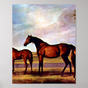 Poster Mares e potros de George Stubbs