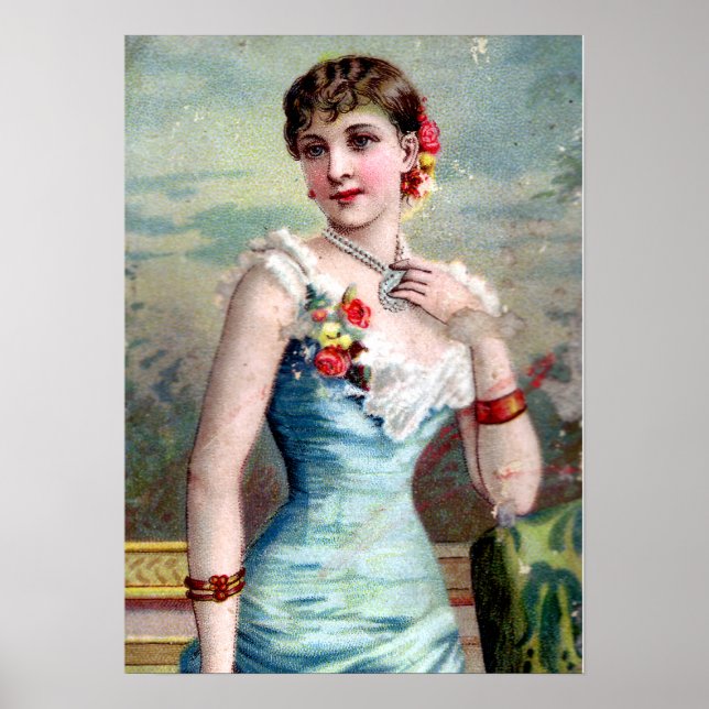 Poster MARFIM SOBRE FLORES (médio XIX) (Frente)