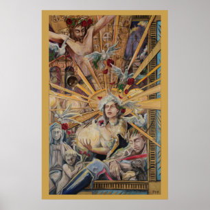 Póster Margaret de Cortona por Stan Mullins