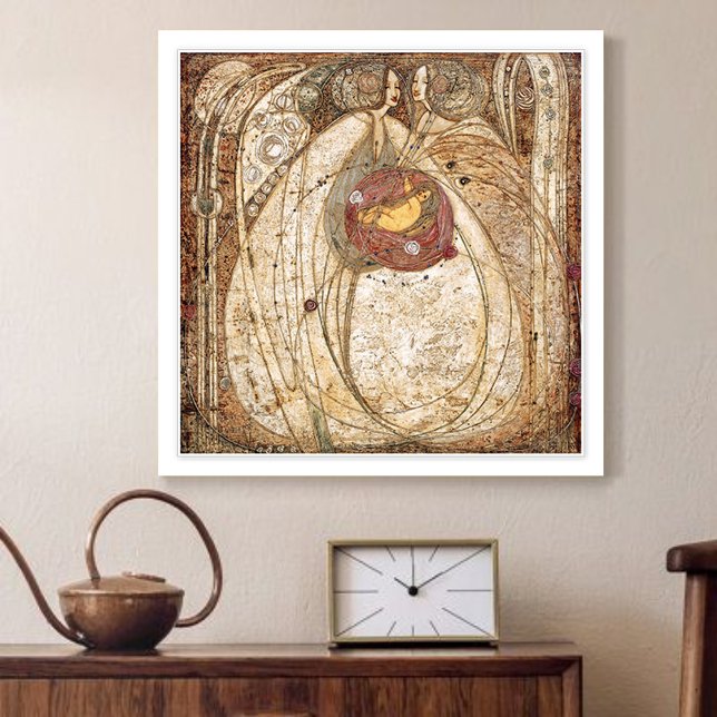 Poster Margaret MacDonald Mackintosh Heart da Rosa (Criador carregado)