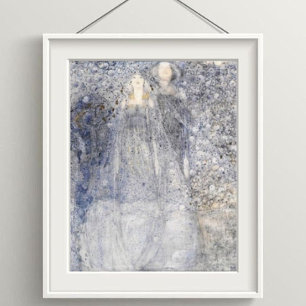 Poster Margaret MacDonald Mackintosh Maçãs Prateadas 