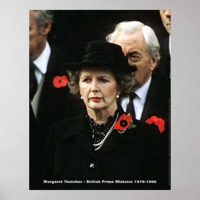 Póster Margaret Thatcher Primeiro-Ministro (Frente)