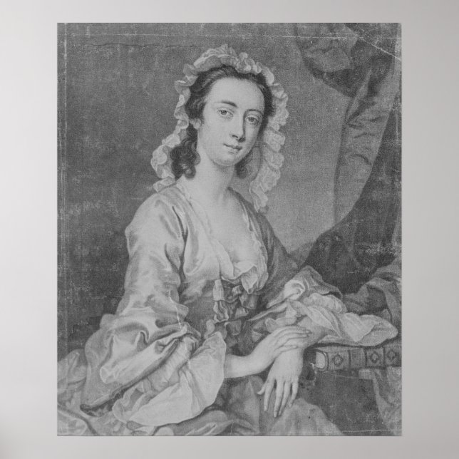 Poster Margaret Woffington, gravada por John Faber Jr. (Frente)