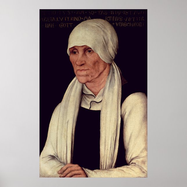 Póster Margarethe Luther , mãe de Martin Luther (Frente)