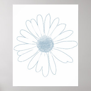 Póster Margarida simples