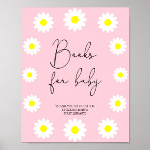 Poster Margaridas de Flores Silvestres - livros para bebê