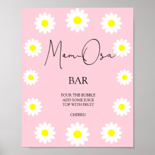 Poster Margaridas de flores silvestres - Mãe-osa bar