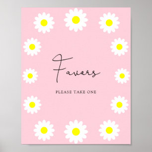 Poster Margaridas - Favores