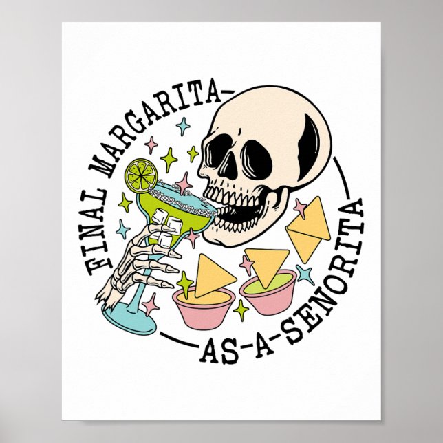 Poster Margarita Final Como Equipe De Caveira Da Senorita (Frente)